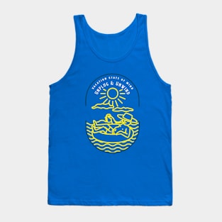 Vacation State of Mind Unplug & Unwind Tank Top